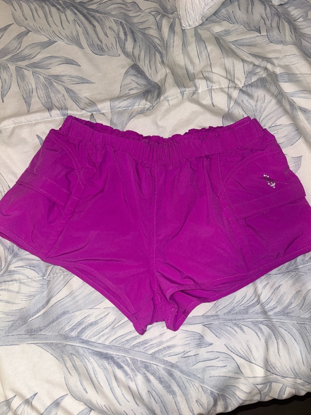 Free People Fuchsia Shorts